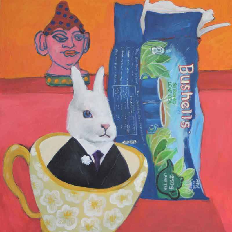 The Cup That Helps You Cope 30x30cm acrylic on board $950