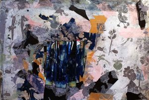 karen Normoyle collage and mixed media on paper